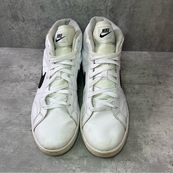 Nike Court Royale 2 Mid Sneakers CQ9179-100 Mens sz 9.5 - white/black - Picture 2 of 6